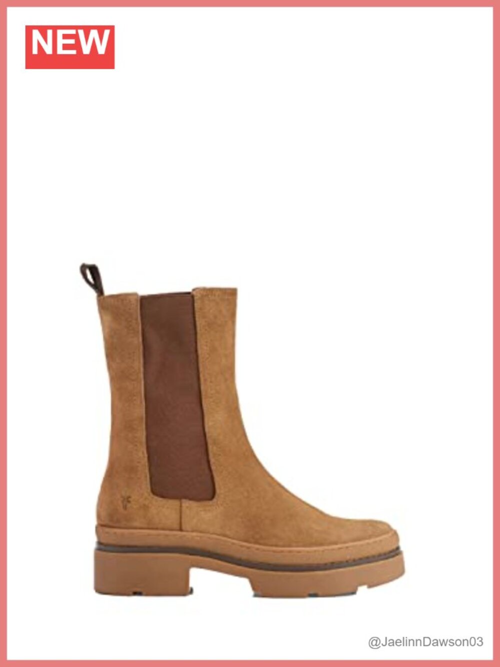 Chelsea Ankle Boots Leather Rubber Sole Pull-On Casual Round Toe
